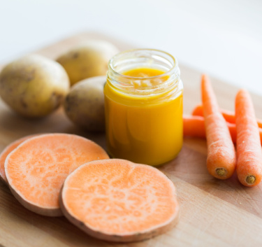 Sweet potato puree Magimix.